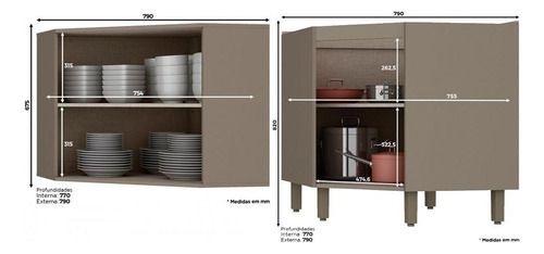 Cozinha Completa Connect 19 Peças Duna/cristal-henn