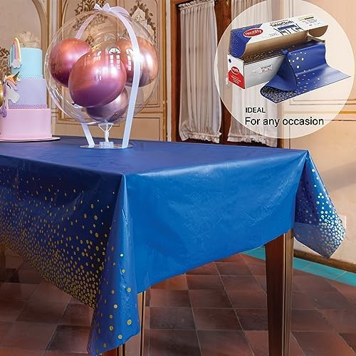 Rollo De Mantel De Plástico Desechable Neatiffy Con Cortador