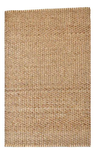 Alfombra De Yute Y Algodon India 70x120 Trenzada Decorativa