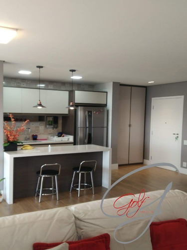 Imagem 10 de 19 de Residencial Mantiqueira Jardins Do Brasil Belíssimo Apartamento, Andar Alto!! Apto 83 M³ Dois Dormitórios , Uma Suite,. - Ap00821 - 69302798