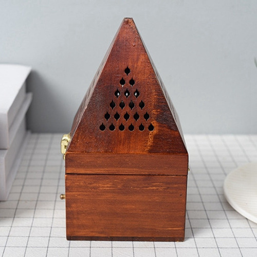 Quemador De Incienso En Caja De Madera De Agarwood, Madera D