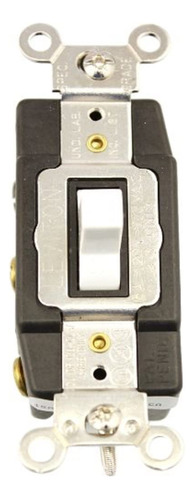 Leviton 1282-w 15-amp, 120/277-voltios, Palanca De Doble Tir