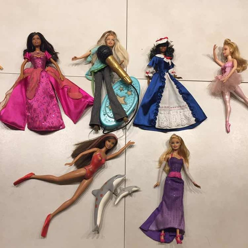 Muñecas Barbies Princesa Bailarina Playa Cantante Raras