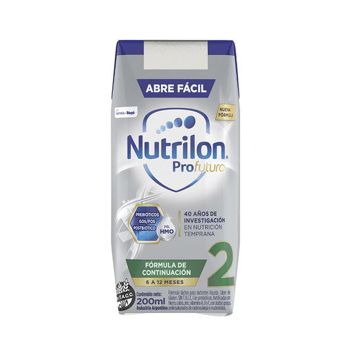 Imagen 2 de 2 de Nutrilon 2 Profutura - 6 A 12 Meses Brick 200ml X 24un