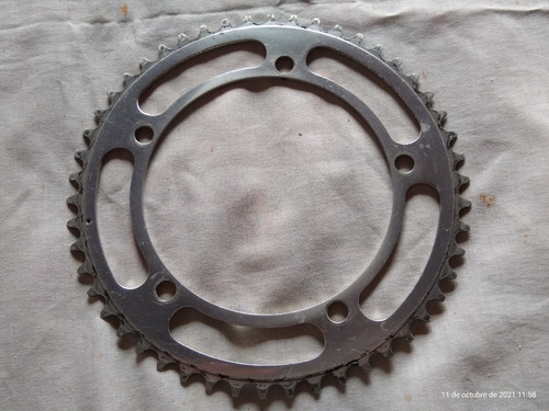Plato De Pista, Campagnolo, 50 D, Aluminio, Buen Estado (Usado)