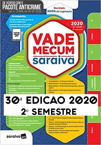 Vade Mecum Saraiva 29ª Edição (2020) 