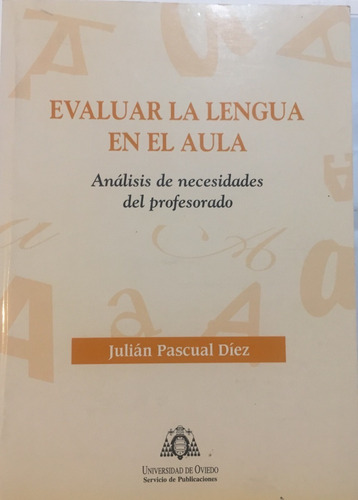 Libro Evaluar La Lengua Analisis De Necesidades Del Profesor