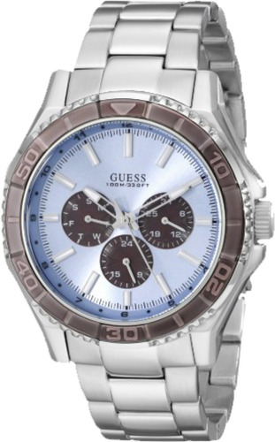 Relógio Masculino Guess 92564g0gsna1 Prateado Original Nfe
