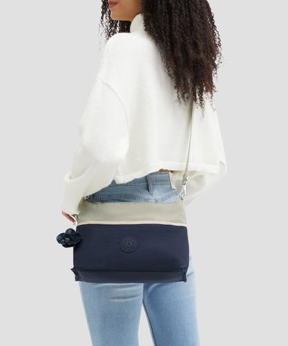 Hermosa Bolsa Marca Kipling Original %100 Negro Lisa Níquel Negro