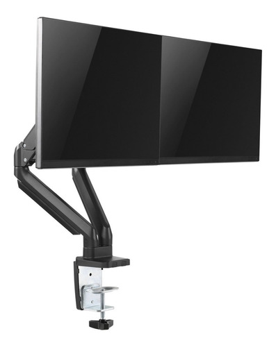 Rack Soporte Ergonómico Doble Brazo Para 2 Monitor 17 A 27