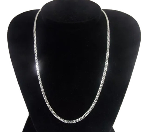 Cordão Italiano Fino Grumet 70 Cm 2,9mm + Pulseira Prata 925
