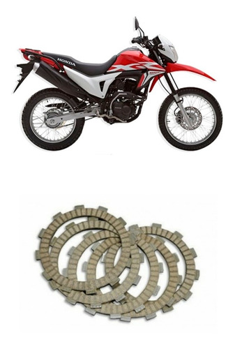 Discos De Embrague Honda Xr 125 / Xr 150l / Xr 190l 