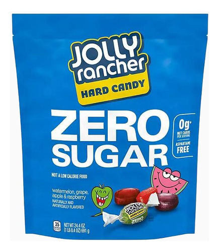 Jolly Rancher Zero Sugar Hard Candy Sabor Surtido 691g  