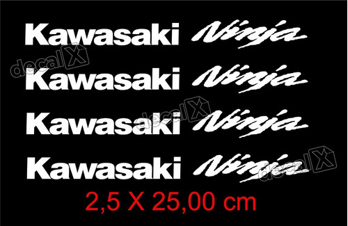 Adesivos Emblemas Centro Roda Compatível Kawasaki Ninja Rd4