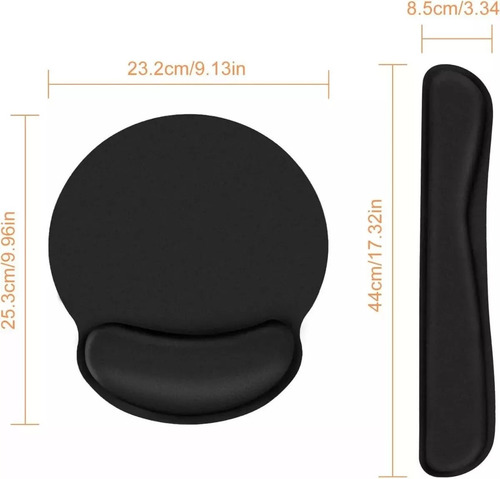 Mouse Pads Y Ergonomico Alfombrilla Teclado Reposamuñecas