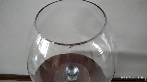 2 Bols De Vidrio Grandes Altos Para Tizana/coctel 12/ 8 Lts. (Usado)