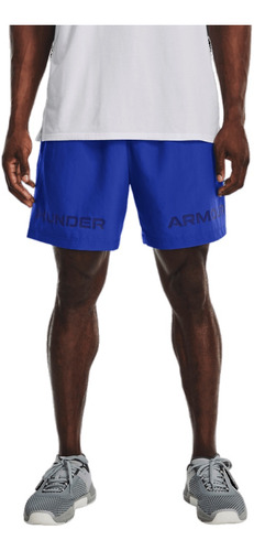 Pantaloneta Under Armour Woven Grphc 7.8 In-azul