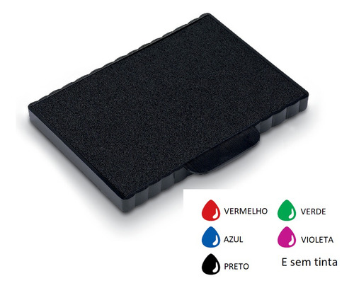 Almofada (refil) Para Carimbo Mod. 6/5212, 116x70 Mm, Trodat