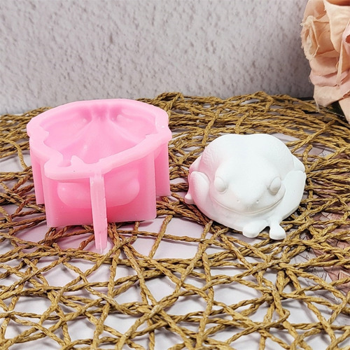 Moldes De Silicona Hechos A Mano Para Ranas, Yesos, Moldes P