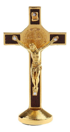 3 Piezas Crucifijo Cristo Estatua Cruz Coche Pared