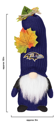 Plush Gnome Foco Baltimore Ravens Nfl Mixed Material Harvest