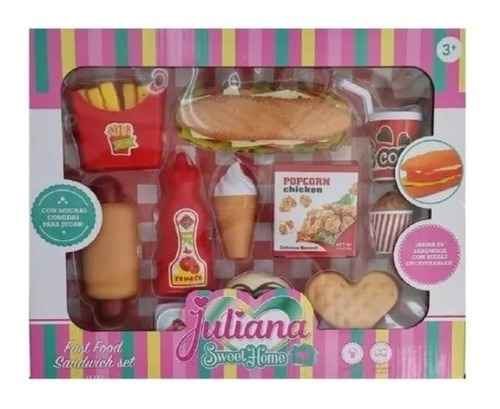 Juliana Set Fast Food Sandwich Sisjul044