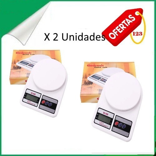 Imagen 1 de 1 de Balanza 2 Pesa Digital Gramera De Cocina 10 Kilos
