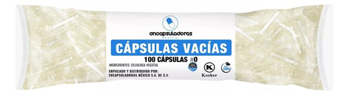 Capsulas Vegetales, Veganas 100 Caps Envio Gratis!