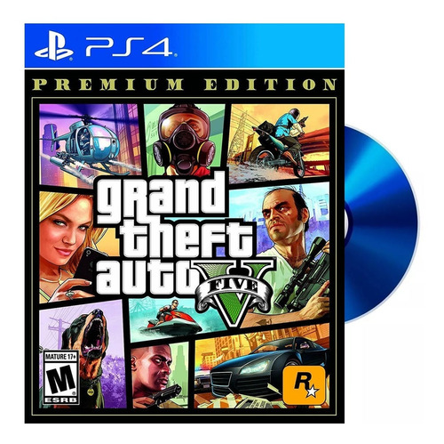 Gta 5 Juego Ps4 Fisico Grand Theft Auto V Original Sellado
