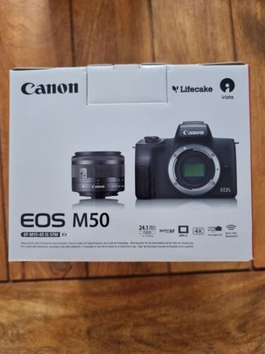 Canon Eos M50 Mirrorless  Camera With Ef-m 15-45mm Lens Kit