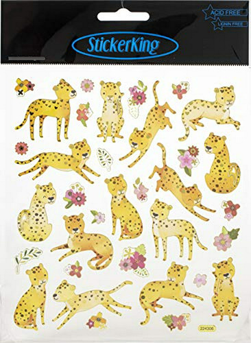 Stickers De Rey Del Tatuaje De Cheetahs, Multi