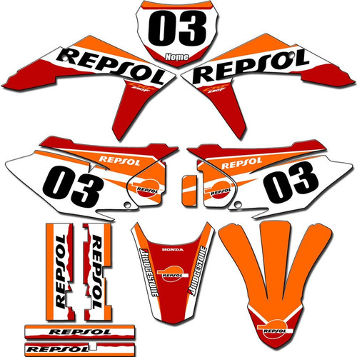 Adesivos Crf230 2015/2019 Tanque Biker F-19 Crfb-04