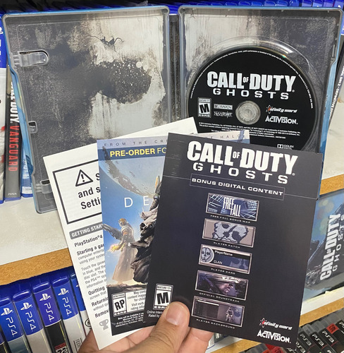 Call Of Duty Ghosts Dublado/brasil Steelbook Ps4 Físico !! (Usado)