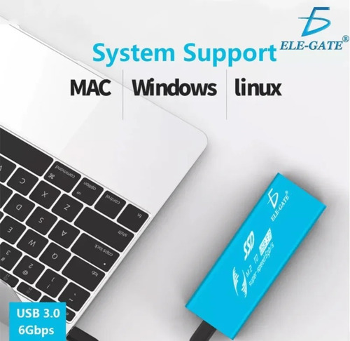 Imagen 8 de 9 de Adaptador Ssd Mini Case Discoduro M2 Msata Usb 3.0