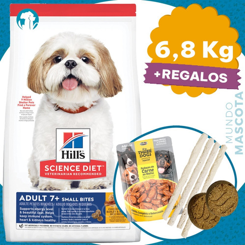 Comida Hills Adulto Raza Pequeña 7+ Mature 6,8 Kg + Envío