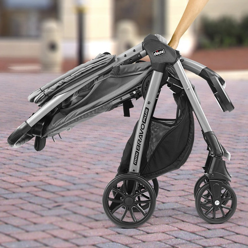 Cochecito Travel System Chicco Mini Bravo Storm Negro