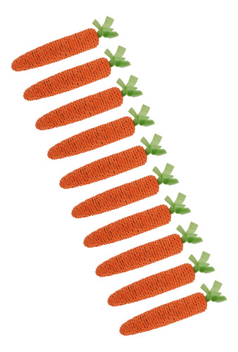 Carrot Cat Toy Catnip Filed Cute Bite Paper Rope