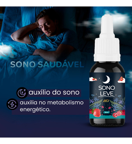 5x Sono Leve 30ml Original - Loja Oficial - Envio Imediato