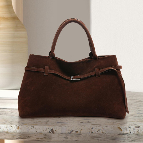 Bolso De Gamuza, Moderno Bolso Tipo Hobo, Bolso Con Asa ,