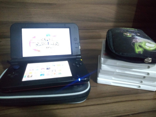 Nintendo 3ds Xl + Diversos Jogos + Brindes