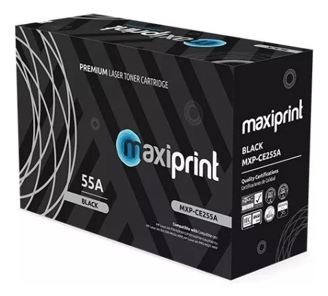 Toner Mxp-ce255a Negro Marca Maxiprint
