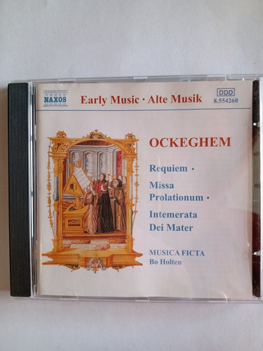 Ockeghem: Requiem,  Missa Prolationum, Intemerata Dei Mater