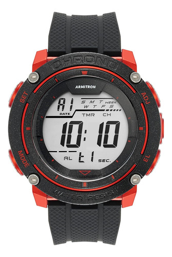 Armitron Sport Men's Quartz Sport Watch With Silicone Strap,
