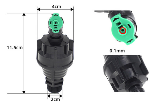 Aspersor Giratorio Para Césped Con Cobertura Total De 360 Gr