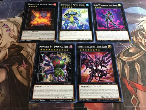 Set Combo Numbers Xyz Yu-gi-oh! Original Konami