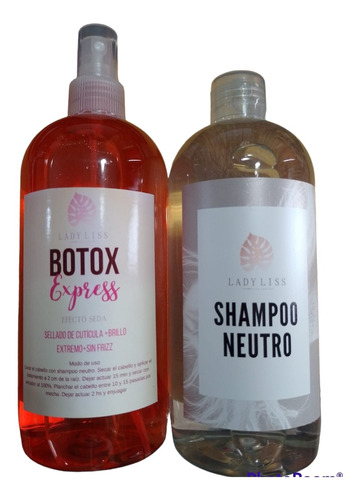 Botox Capital Espress + Shampoo Neutro 500ml