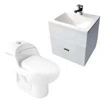 Comprar Vanitory 40cm Bacha Marmolina Pura Inodoro Mochila Asiento