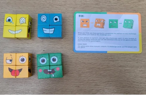 Juego De Caritas. Juegos De Expresiones. Emojis. Emociones