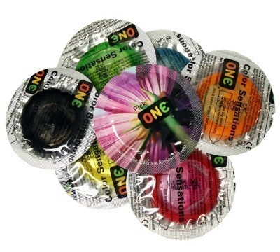 Condones De Colores One Color Sensations 48 Piezas