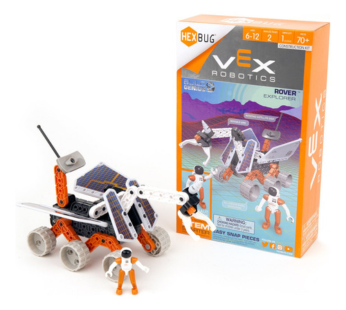 Rover Hexbug Vex Explorers De Juguete Con 1 Astronauta De Má